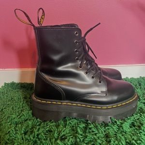 Black Platform Doc Martens